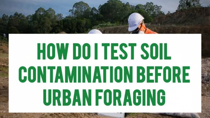 How Do I Test Soil Contamination Before Urban Foraging How Do I Test Soil Contamination Before Urban Foraging