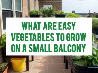 What Are Easy Vegetables To Grow On A Small Balcony