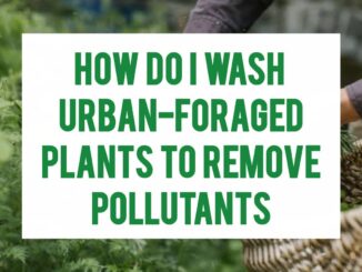 How Do I Wash Urban-Foraged Plants To Remove Pollutants
