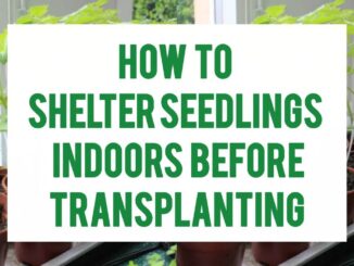 How To Shelter Seedlings Indoors Before Transplanting